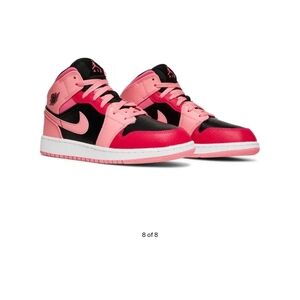 Air Jordan 1 Mid GS 'Coral Chalk' size 7y